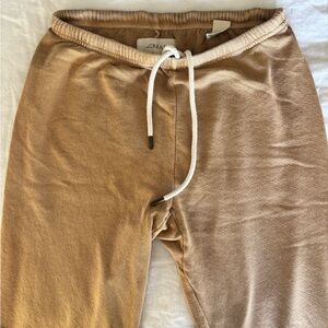 THE GREAT. Beige-Tan College Drawstring Sweatpants
